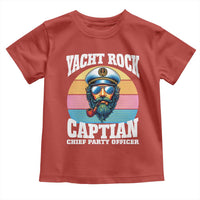 Yacht Rock Captain Toddler T Shirt Funny Boating Party Music - Wonder Print Shop