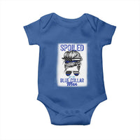 Blue Collar Wife Life Messy Bun Baby Onesie - Wonder Print Shop