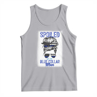 Blue Collar Wife Life Messy Bun Tank Top - Wonder Print Shop