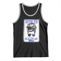 Blue Collar Wife Life Messy Bun Tank Top - Wonder Print Shop