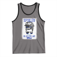 Blue Collar Wife Life Messy Bun Tank Top - Wonder Print Shop