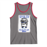 Blue Collar Wife Life Messy Bun Tank Top - Wonder Print Shop