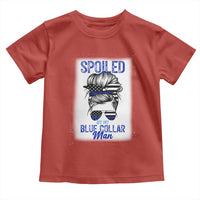 Blue Collar Wife Life Messy Bun Toddler T Shirt - Wonder Print Shop