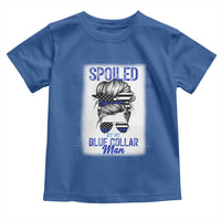 Blue Collar Wife Life Messy Bun Toddler T Shirt - Wonder Print Shop