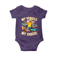 My Vehicle My Choice Baby Onesie Funny Drunk Driving - Wonder Print Shop