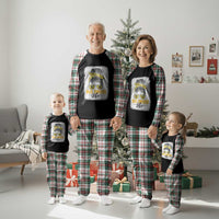 Messy Bun School Bus Driver Life Plaid Pajama Set - Wonder Print Shop