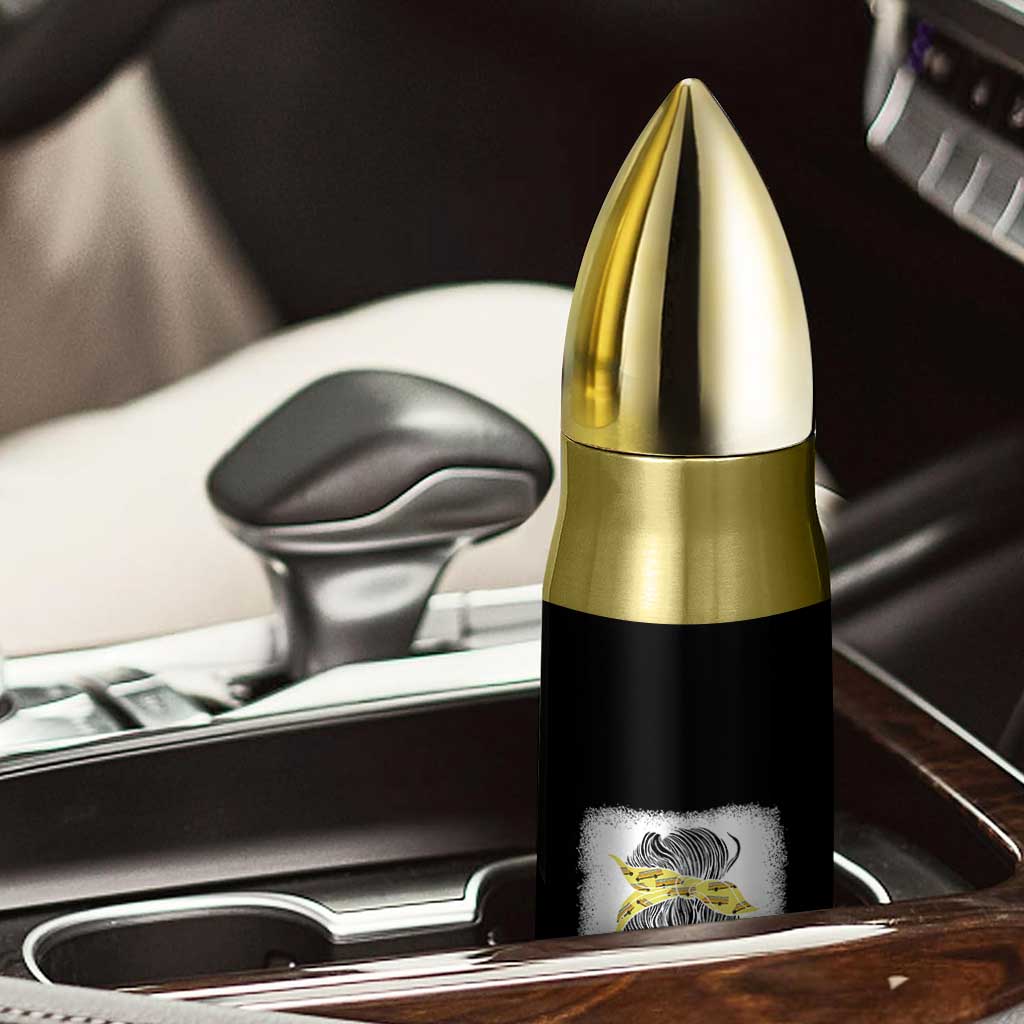 Messy Bun School Bus Driver Life Bullet Tumbler - Wonder Print Shop