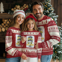 Messy Bun School Bus Driver Life Ugly Christmas Sweater - Wonder Print Shop