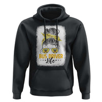 Messy Bun School Bus Driver Life Hoodie - Wonder Print Shop