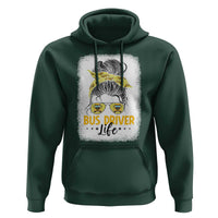 Messy Bun School Bus Driver Life Hoodie - Wonder Print Shop