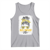Messy Bun School Bus Driver Life Tank Top - Wonder Print Shop