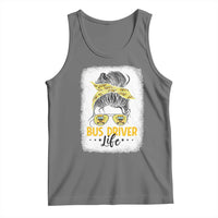 Messy Bun School Bus Driver Life Tank Top - Wonder Print Shop