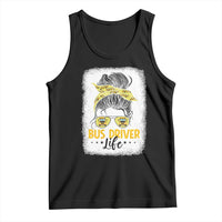 Messy Bun School Bus Driver Life Tank Top - Wonder Print Shop