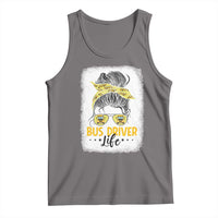Messy Bun School Bus Driver Life Tank Top - Wonder Print Shop
