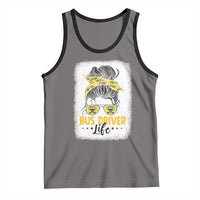 Messy Bun School Bus Driver Life Tank Top - Wonder Print Shop
