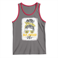 Messy Bun School Bus Driver Life Tank Top - Wonder Print Shop