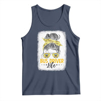Messy Bun School Bus Driver Life Tank Top - Wonder Print Shop