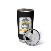 Messy Bun School Bus Driver Life Tumbler Cup - Wonder Print Shop