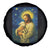 Jesus Christian Spare Tire Cover Hug Lamb Starry Night Van Gogh - Wonder Print Shop