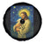 Jesus Christian Spare Tire Cover Hug Lamb Starry Night Van Gogh - Wonder Print Shop