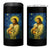 Jesus Christian 4 in 1 Can Cooler Tumbler Hug Lamb Starry Night Van Gogh - Wonder Print Shop