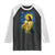 Jesus Christian Raglan Shirt Hug Lamb Starry Night Van Gogh - Wonder Print Shop