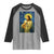 Jesus Christian Raglan Shirt Hug Lamb Starry Night Van Gogh - Wonder Print Shop