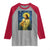 Jesus Christian Raglan Shirt Hug Lamb Starry Night Van Gogh - Wonder Print Shop