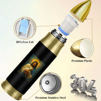 Jesus Christian Bullet Tumbler Hug Lamb Faith Easter - Wonder Print Shop