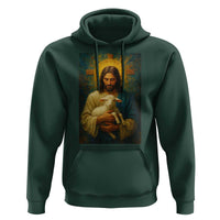 Jesus Christian Hoodie Hug Lamb Faith Easter - Wonder Print Shop