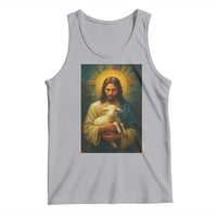 Jesus Christian Tank Top Hug Lamb Faith Easter - Wonder Print Shop