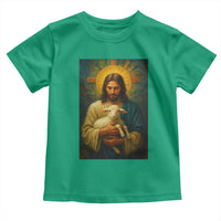 Jesus Christian Toddler T Shirt Hug Lamb Faith Easter - Wonder Print Shop