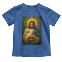 Jesus Christian Toddler T Shirt Hug Lamb Faith Easter - Wonder Print Shop