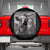 Funny Santa Selfie with Cow Christmas Spare Tire Cover - Wonder Print Shop