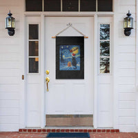 Cat Starry Night Christmas Garden Flag Van Gogh Cat Lover Xmas - Wonder Print Shop