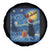 Cat Starry Night Christmas Spare Tire Cover Van Gogh Cat Lover Xmas - Wonder Print Shop