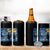 Cat Starry Night Christmas 4 in 1 Can Cooler Tumbler Van Gogh Cat Lover Xmas - Wonder Print Shop