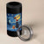 Cat Starry Night Christmas 4 in 1 Can Cooler Tumbler Van Gogh Cat Lover Xmas - Wonder Print Shop