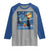 Cat Starry Night Christmas Raglan Shirt Van Gogh Cat Lover Xmas - Wonder Print Shop