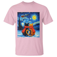 Funny Couples Christmas T Shirt Cats Lover Starry Night - Wonder Print Shop