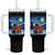 Funny Couples Christmas Tumbler With Handle Cats Lover Starry Night - Wonder Print Shop