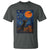 Black Cat Halloween T Shirt Starry Night Van Gogh - Wonder Print Shop