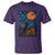 Black Cat Halloween T Shirt Starry Night Van Gogh - Wonder Print Shop