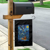 Wedigo Cryptid Christmas Garden Flag Native American Starry Night Xmas - Wonder Print Shop