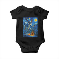 Wedigo Cryptid Christmas Baby Onesie Native American Starry Night Xmas - Wonder Print Shop