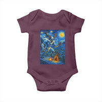 Wedigo Cryptid Christmas Baby Onesie Native American Starry Night Xmas - Wonder Print Shop