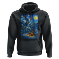 Wedigo Cryptid Christmas Hoodie Native American Starry Night Xmas - Wonder Print Shop