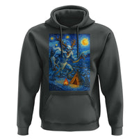 Wedigo Cryptid Christmas Hoodie Native American Starry Night Xmas - Wonder Print Shop