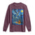 Wedigo Cryptid Christmas Long Sleeve Shirt Native American Starry Night Xmas - Wonder Print Shop
