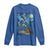 Wedigo Cryptid Christmas Long Sleeve Shirt Native American Starry Night Xmas - Wonder Print Shop